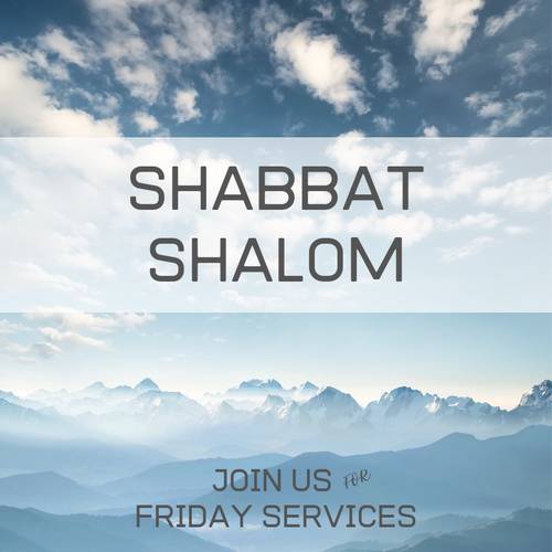 Banner Image for Shabbat services + oneg