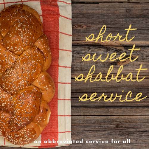 Banner Image for Short Sweet Shabbat Service
