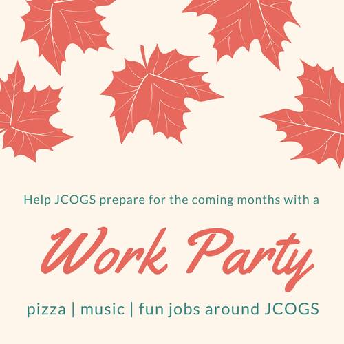 Banner Image for JCOGS Work Party IN-PERSON ONLY