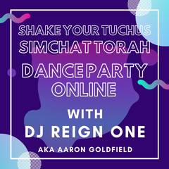 Banner Image for Shake your Tuchus Simchat Torah dance party ONLINE